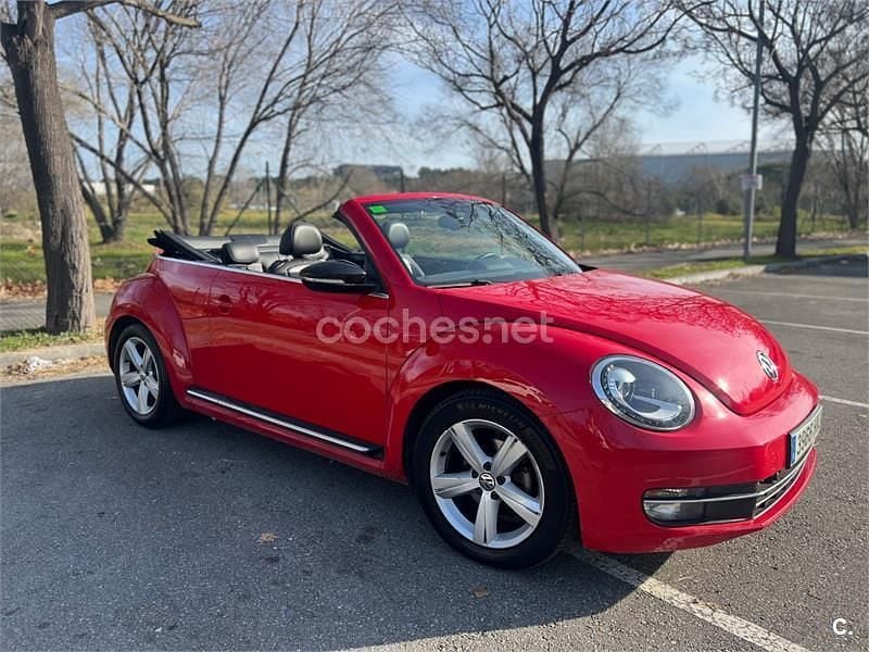 Rojo Usado 2014 VW Beetle Sport Descapotable | 14.500 € (Super precio) - Imagen 1/4
