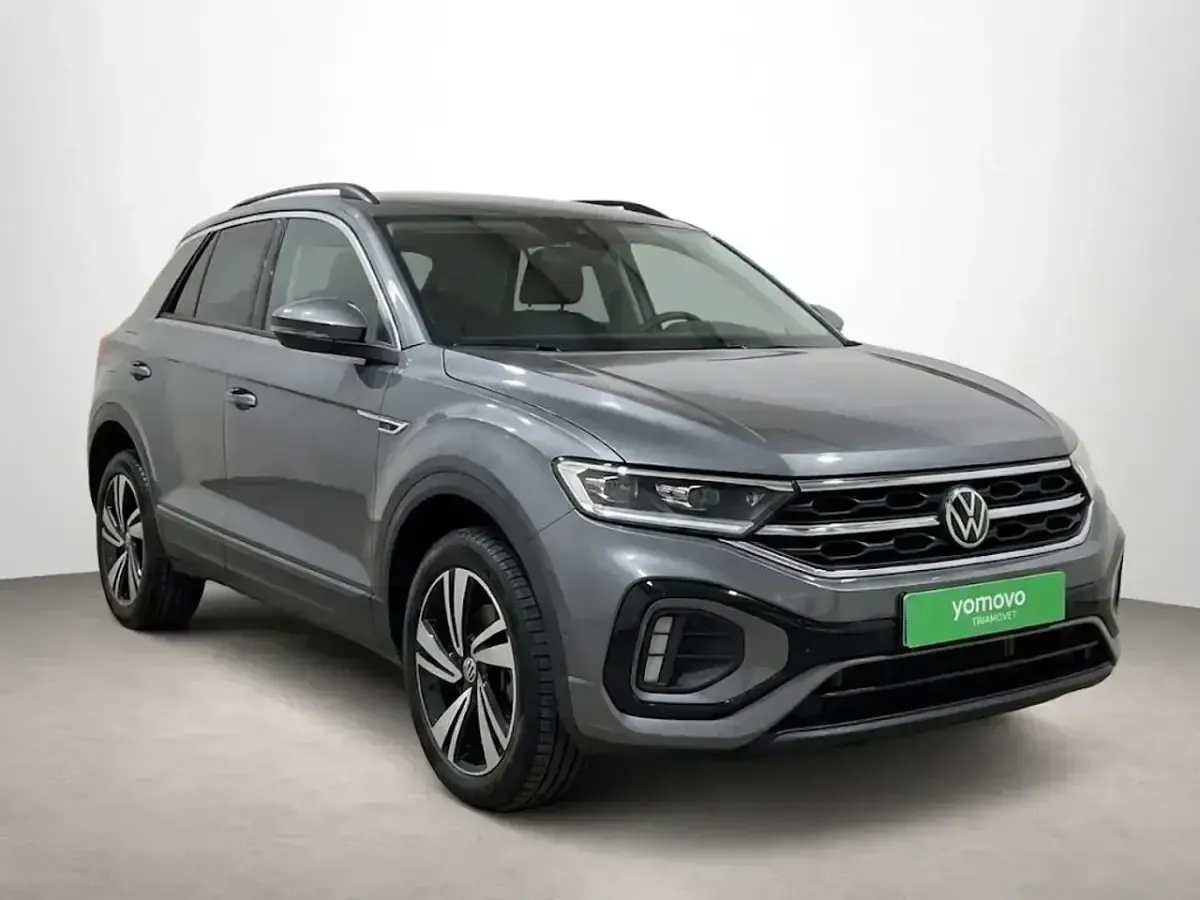 Usado VW T-Roc R-line 150 CV (110 kW) 2022 Gris SUV