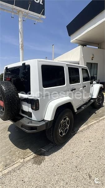 Blanco Usado 2016 Jeep Wrangler Unlimited Sahara SUV | 38.500 € (Super precio) - Imagen 1/4