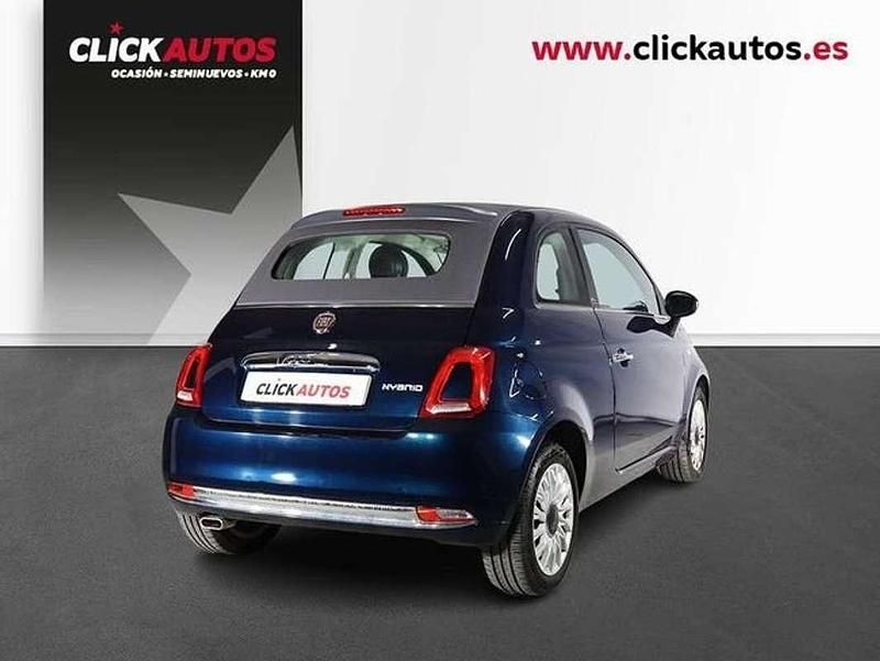 Usado Fiat 500 Dolcevita 71 CV (52 kW) 2021 Azul Descapotable