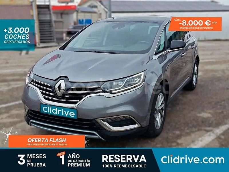 Gris / plata Usado 2017 Renault Espace Zen Monovolumen | 15.990 € (Buen precio) - Imagen 1/3