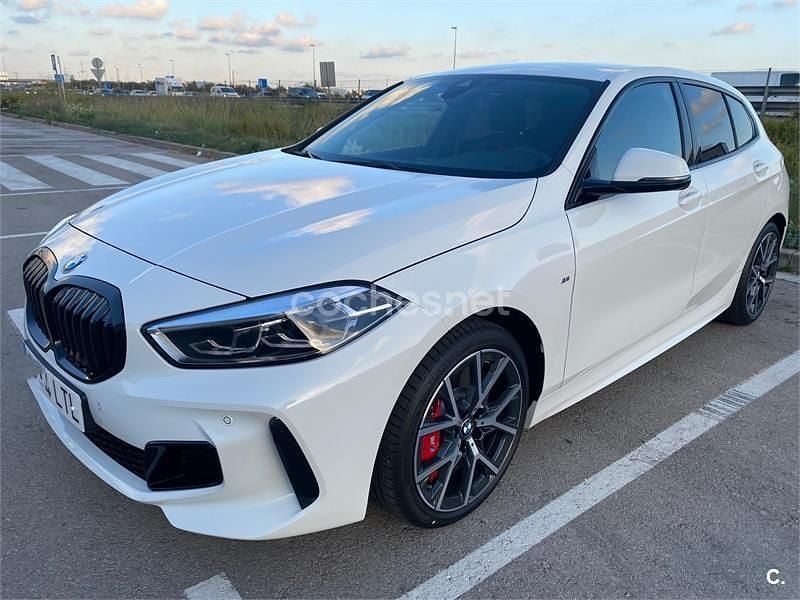Blanco Usado 2021 BMW 128 Berlina | 33.200 € (Precio justo) - Imagen 1/4