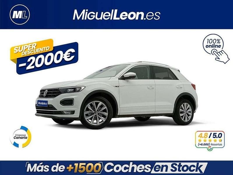 Blanco Usado 2021 VW T-Roc R-line SUV | 21.985 € (Precio justo) - Imagen 1/3