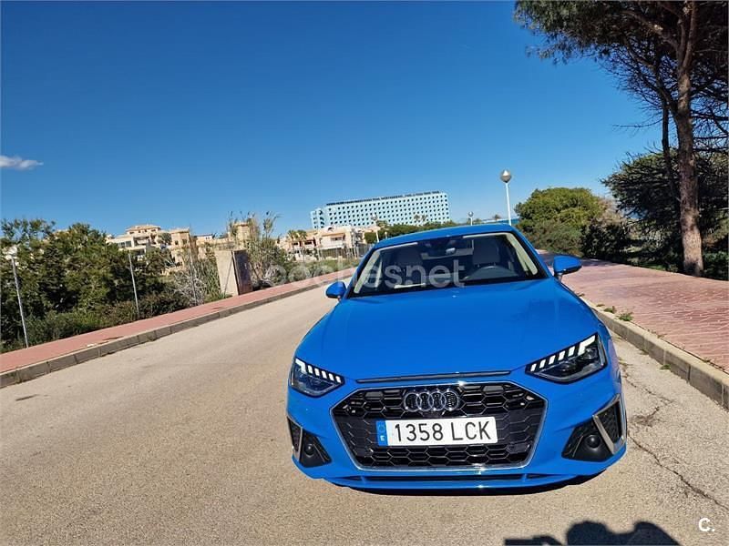 Usado Audi A4 S-Line 163 CV (119 kW) 2019 Azul Berlina