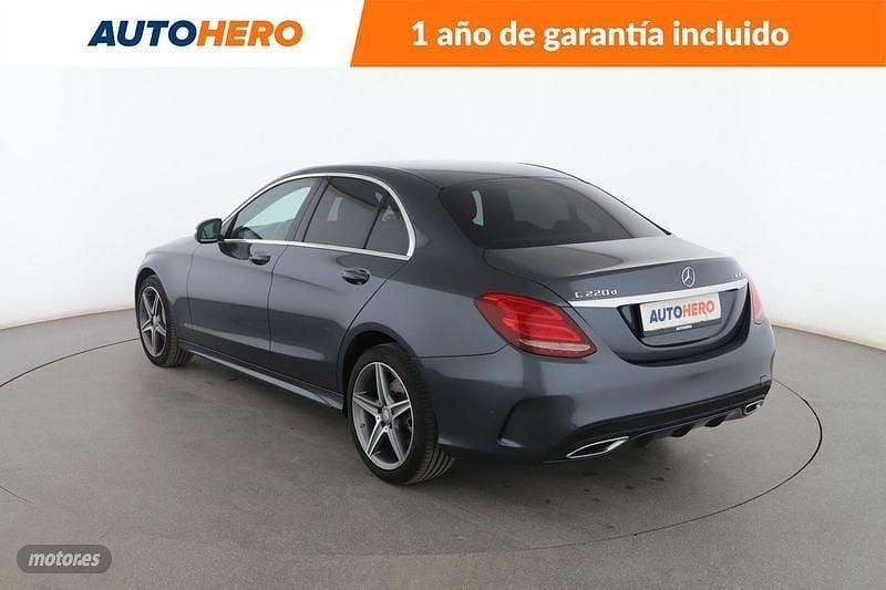 Usado Mercedes C200 AMG line 171 CV (125 kW) 2014 Gris Berlina
