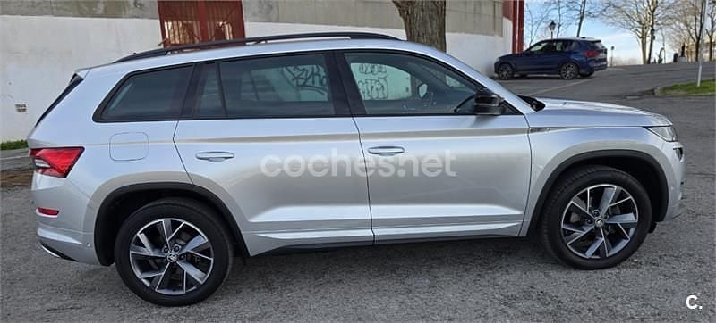 Usado Skoda Kodiaq SportLine 150 CV (110 kW) 2019 Gris / plata SUV