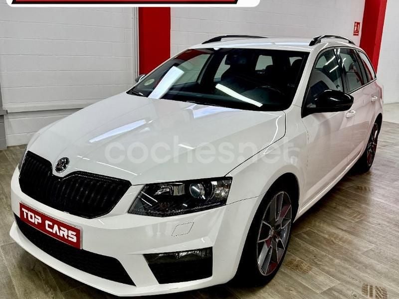 Blanco Usado 2016 Skoda Octavia RS Familiar | 14.700 € (Precio justo) - Imagen 1/4