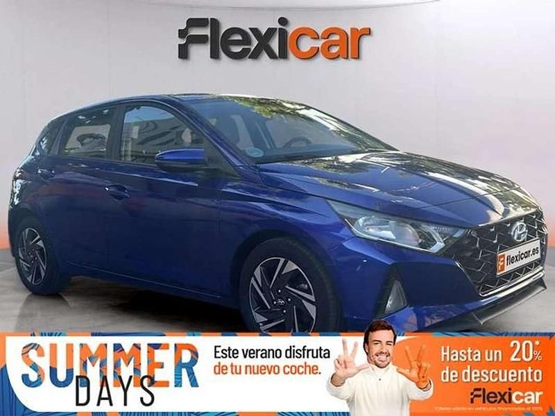 Azul Usado 2021 Hyundai i20 Berlina | 12.990 € (Super precio) - Imagen 1/4