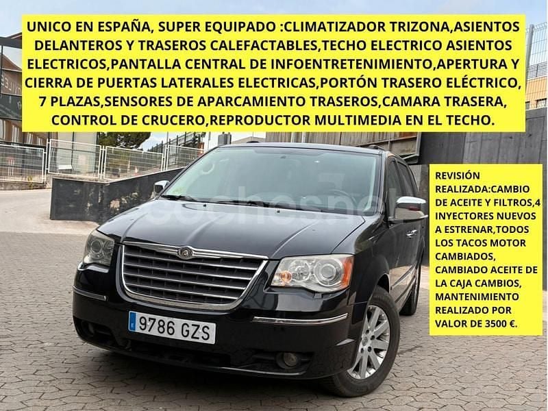Usado Chrysler Grand Voyager Touring 163 CV (119 kW) 2010 Negro Monovolumen