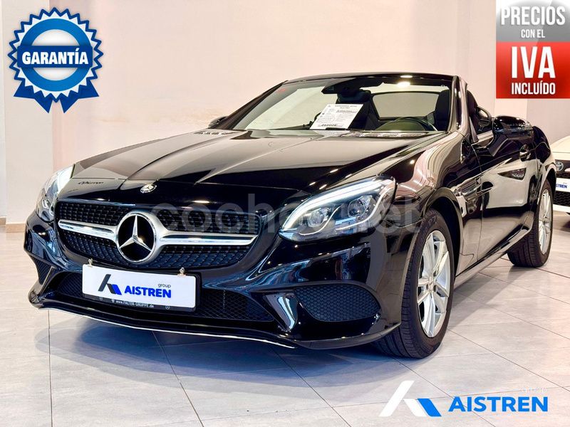 Negro Usado 2016 Mercedes SLC200 Descapotable | 25.990 € - Imagen 1/4