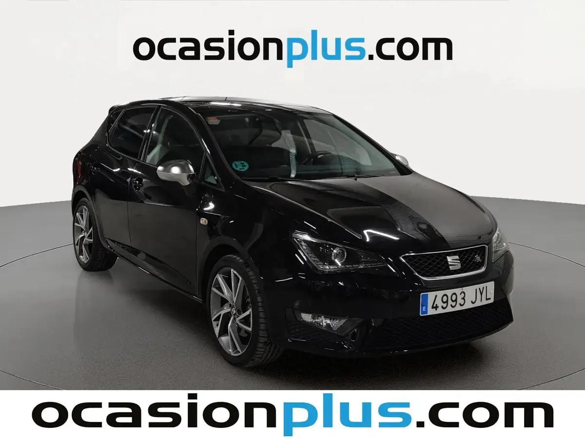 Usado Seat Ibiza FR 150 CV (110 kW) 2017 Negro Utilitario