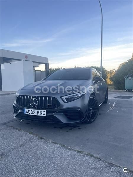 Usado Mercedes A45 AMG 421 CV (309 kW) 2021 Gris / plata Berlina
