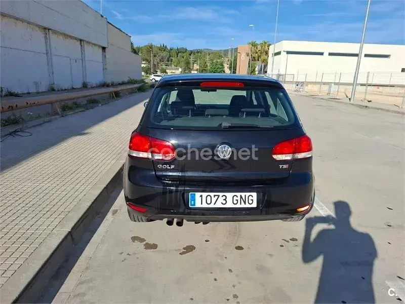 Usado VW Golf VI Advance 122 CV (89 kW) 2009 Negro Utilitario