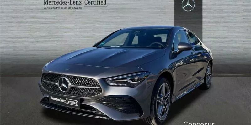 Gris Usado 2024 Mercedes CLA250e Berlina | 45.500 € (Caro) - Imagen 1/4