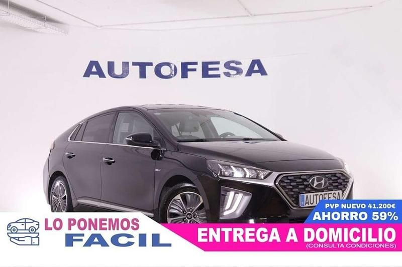 Usado Hyundai Ioniq 141 CV (103 kW) 2021 Negro Utilitario