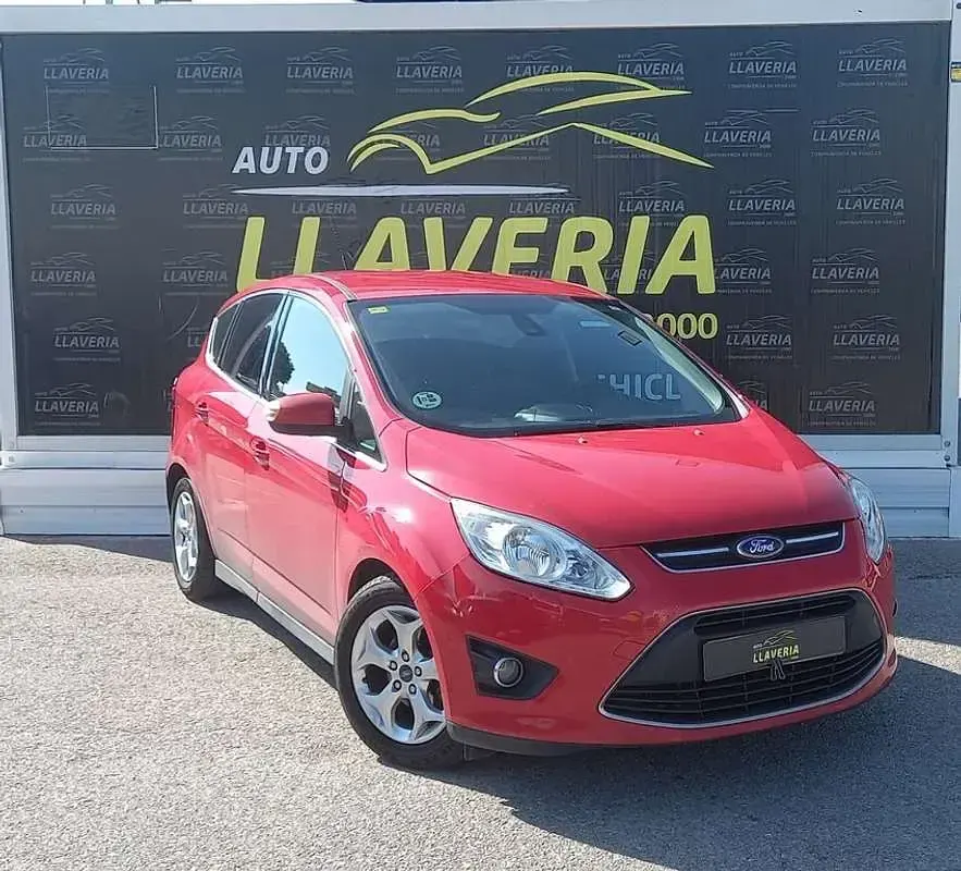 Usado Ford C-MAX Trend 95 CV (69 kW) 2012 Rojo Monovolumen