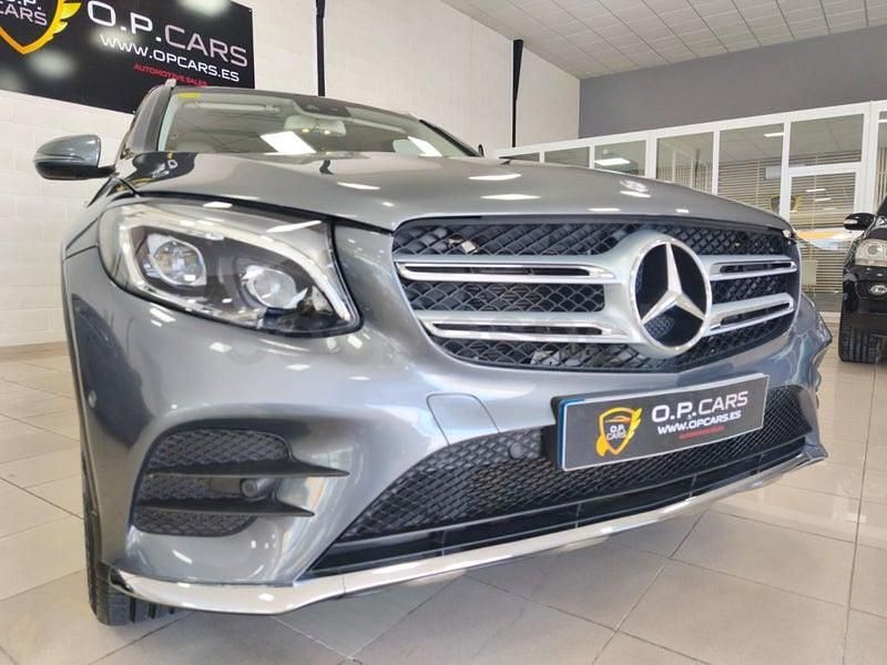 Usado Mercedes GLC250 AMG line 204 CV (150 kW) 2016 Gris / plata SUV