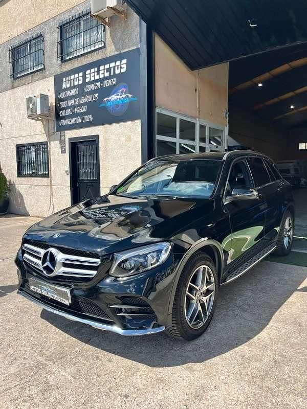 Usado Mercedes GLC220 170 CV (125 kW) 2018 Negro SUV