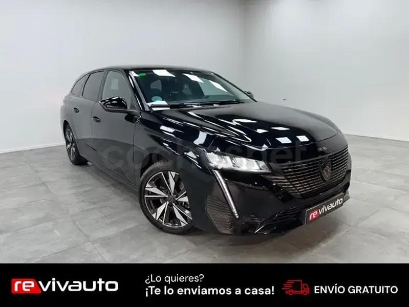 Usado Peugeot 308 SW Allure 130 CV (95 kW) 2022 Negro Familiar