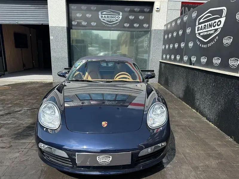 Käytetty Porsche Boxster 240 HP (176 kW) 2006 Sininen Avoauto