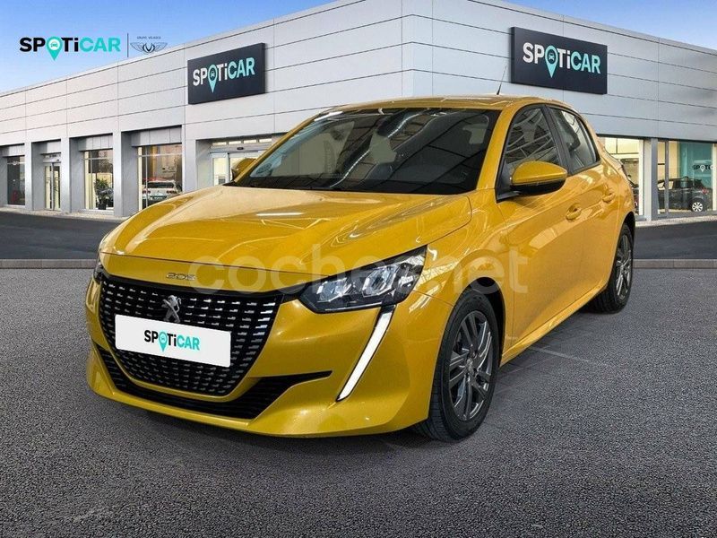 Amarillo Usado 2020 Peugeot 208 Active Utilitario | 11.995 € (Un poco caro) - Imagen 1/1