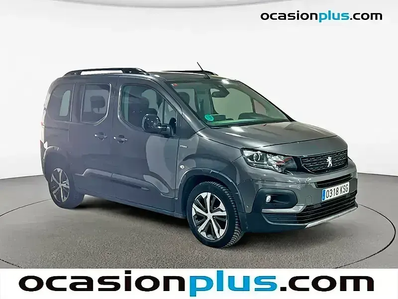 Usado Peugeot Rifter GT-line 131 CV (96 kW) 2018 Gris Monovolumen