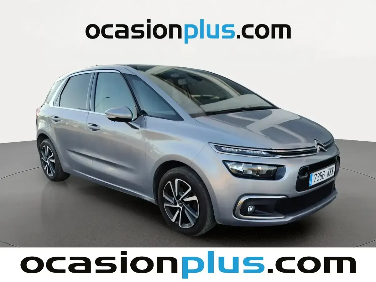 Usado Citroën C4 Feel 120 CV (88 kW) 2018 Gris Monovolumen