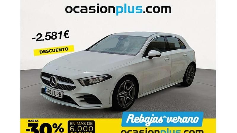 Blanco Usado 2021 Mercedes A180 Utilitario | 22.719 € (Precio justo) - Imagen 1/4