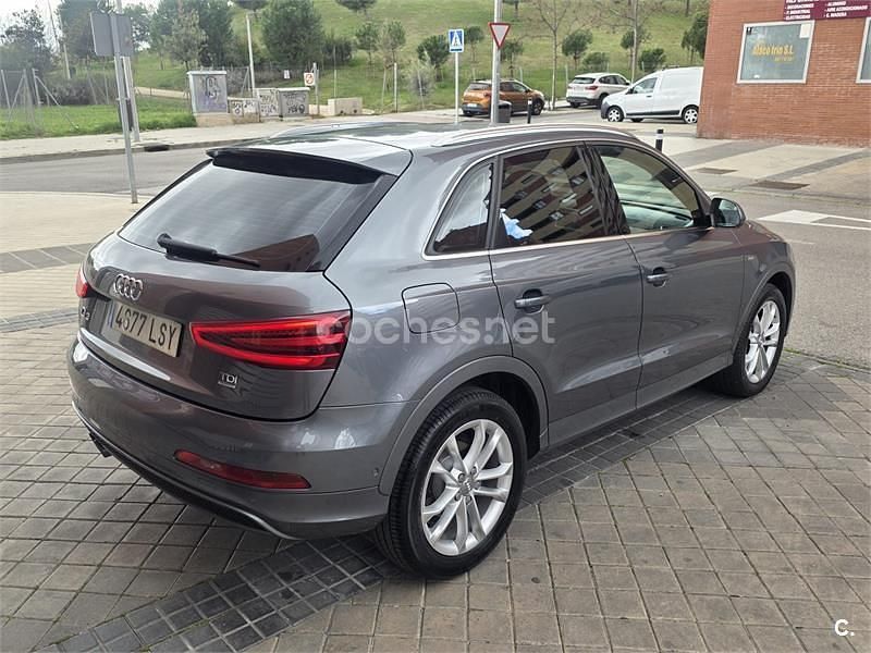 Usado Audi Q3 S-Line 140 CV (102 kW) 2015 Gris / plata SUV
