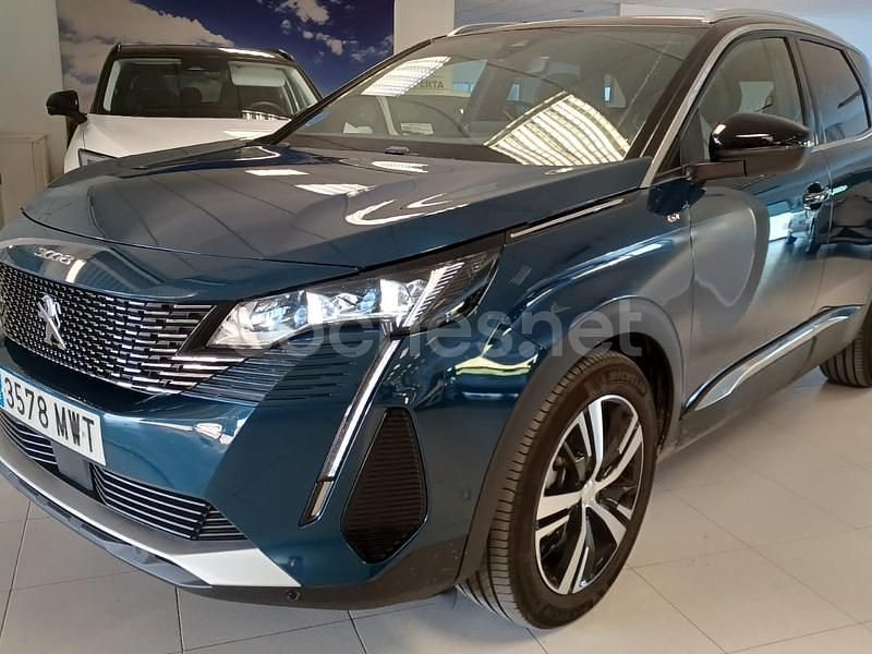 Azul Usado 2024 Peugeot 3008 GT SUV | 31.900 € - Imagen 1/4
