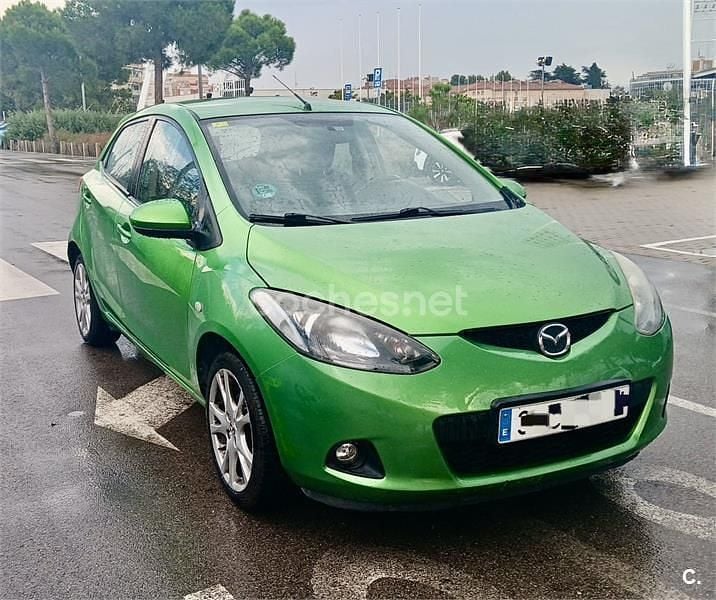 Verde Usado 2008 Mazda 2 Active Berlina | 3650 € (Buen precio) - Imagen 1/3