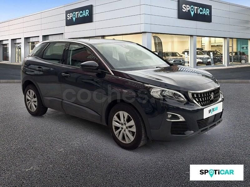 Usado Peugeot 3008 Active 130 CV (95 kW) 2020 Negro SUV