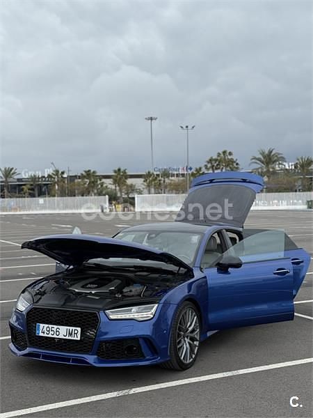 Usado Audi A7 Sportback S-Line 320 CV (235 kW) 2016 Azul Utilitario