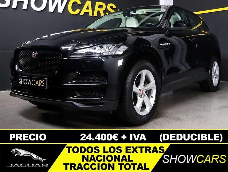 Negro Usado 2021 Jaguar F-Pace Prestige SUV | 23.400 € (Super precio) - Imagen 1/4