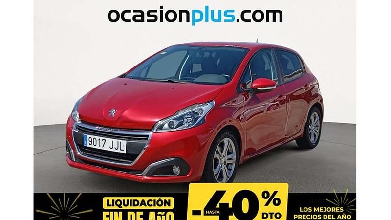Rojo Usado 2015 Peugeot 208 Active Utilitario | 7306 € (Buen precio) - Imagen 1/4