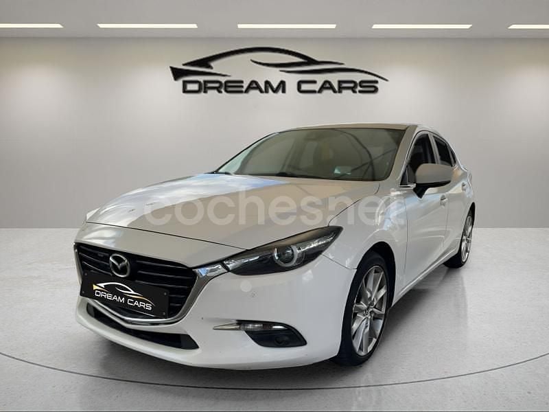 Blanco Usado 2017 Mazda 3 Luxury Berlina | 15.990 € (Precio justo) - Imagen 1/1