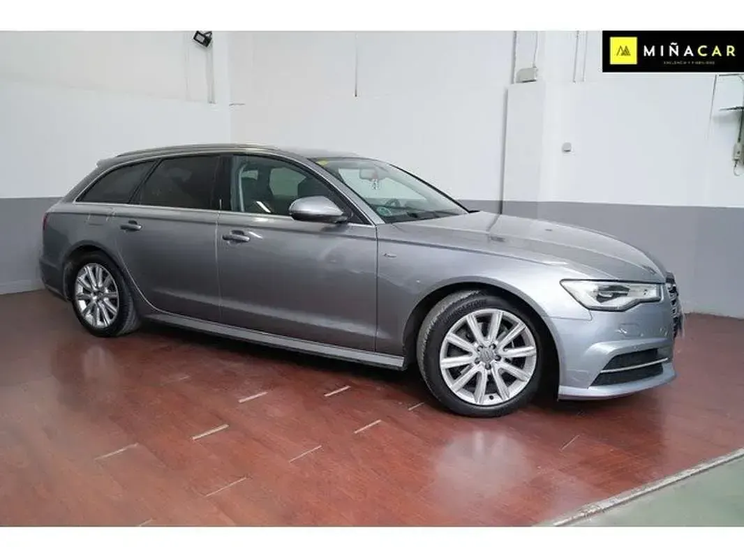 Usado Audi A6 S-Line 190 CV (139 kW) 2015 Gris Familiar
