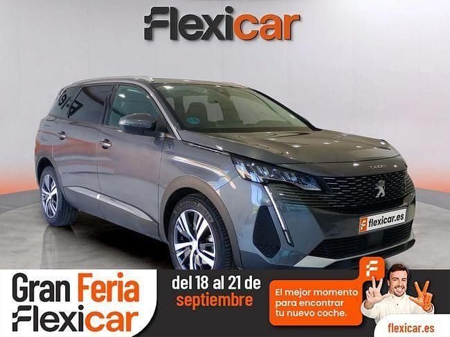 Gris Usado 2021 Peugeot 5008 Allure Monovolumen | 22.490 € (Precio justo) - Imagen 1/4