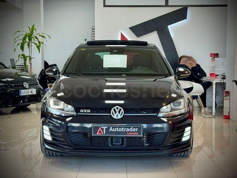 Usado VW Golf GTD 184 CV (135 kW) 2013 Negro Berlina