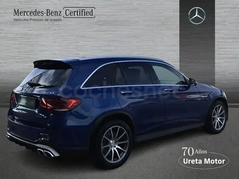 Usado Mercedes GLC63 AMG 476 CV (350 kW) 2022 Azul SUV