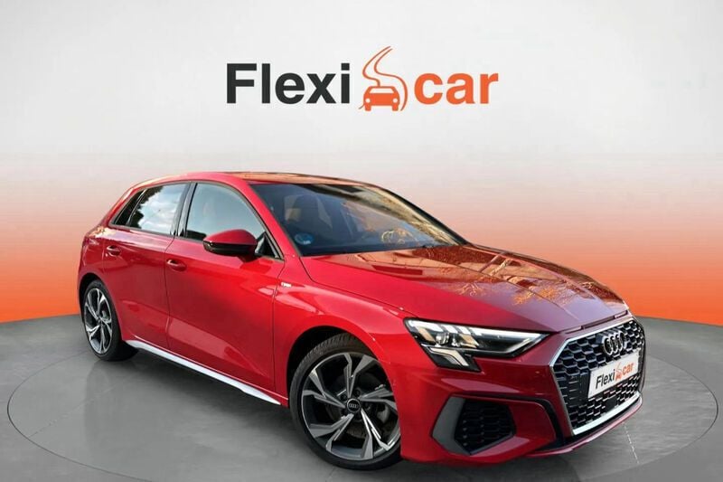 Rojo Usado 2021 Audi A3 Sportback e-tron S-Line Berlina | 24.990 € (Precio justo) - Imagen 1/4