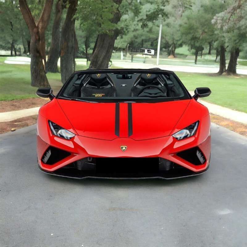 Rojo Usado 2023 Lamborghini Huracán Descapotable | 345.000 € (Precio justo) - Imagen 1/4