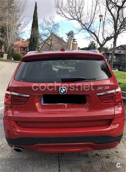 Usado BMW X3 184 CV (135 kW) 2015 Rojo SUV