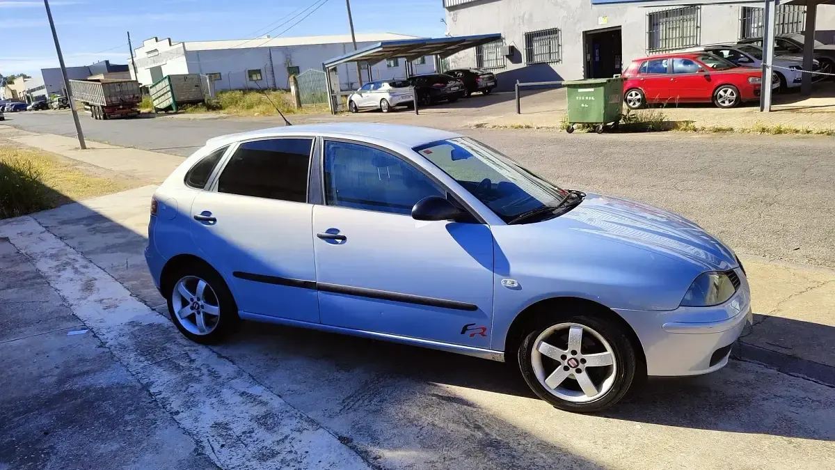Usado Seat Ibiza Reference 100 CV (73 kW) 2004 Azul Utilitario