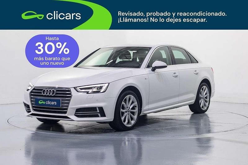 Usado Audi A4 S-Line 150 CV (110 kW) 2018 Blanco Berlina