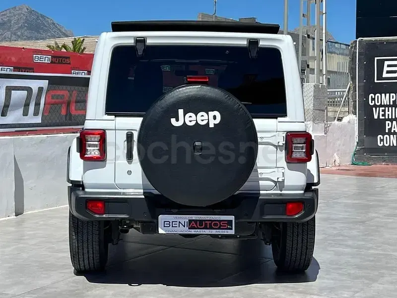 Usado Jeep Wrangler Sahara 200 CV (147 kW) 2020 Blanco SUV