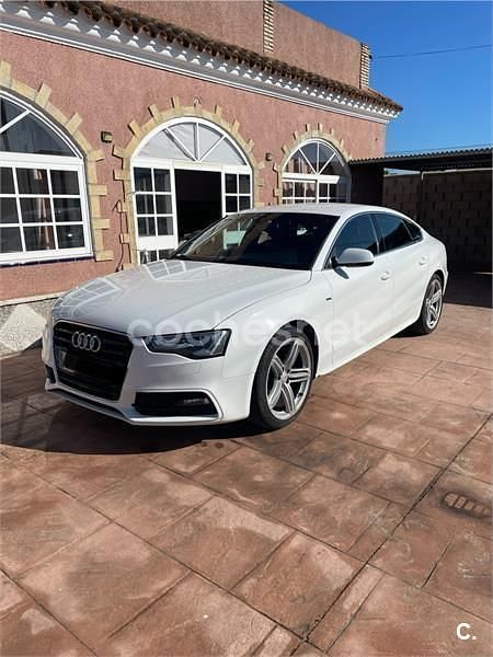 Usado Audi A5 Sportback S-Line 143 CV (105 kW) 2013 Blanco Utilitario