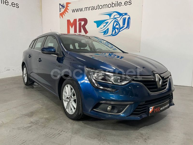 Usado Renault Mégane GrandTour Business 95 CV (69 kW) 2019 Azul Familiar
