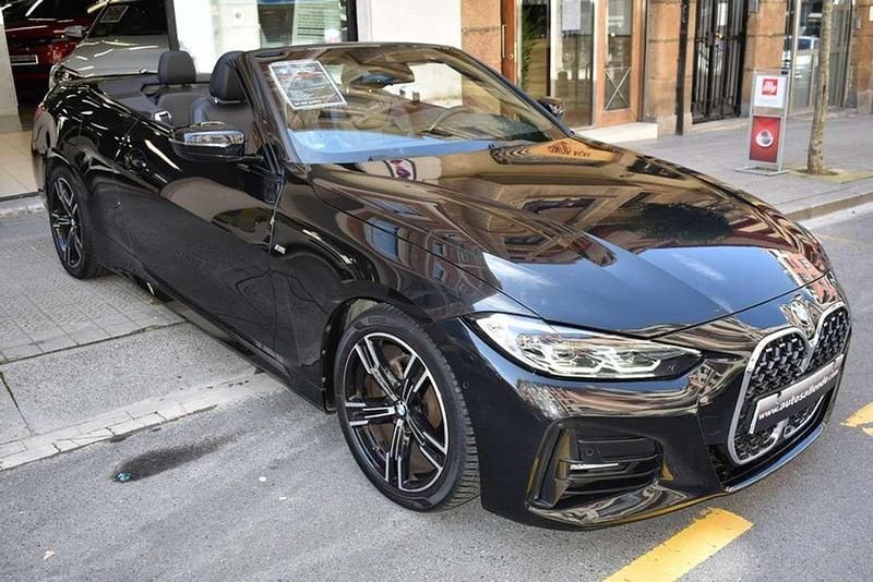 Usado BMW 420 M Sport 190 CV (139 kW) 2022 Negro Descapotable