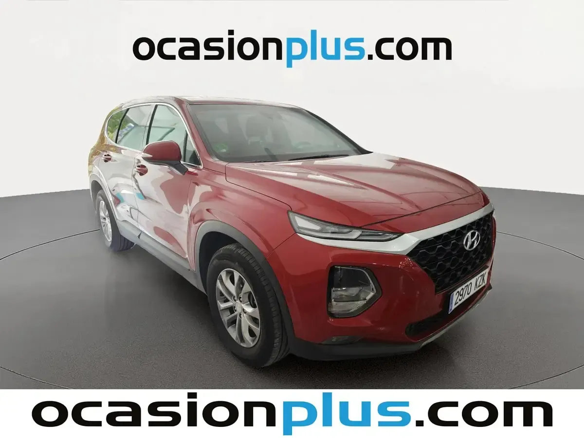 Usado Hyundai Santa Fe 150 CV (110 kW) 2019 Rojo SUV